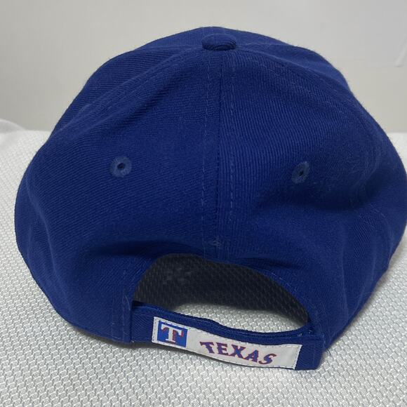 Texas Rangers Baseball Hat MLB Men's Adjustable New Era 9Forty Neo Blue Red NWT - Picture 4 of 6